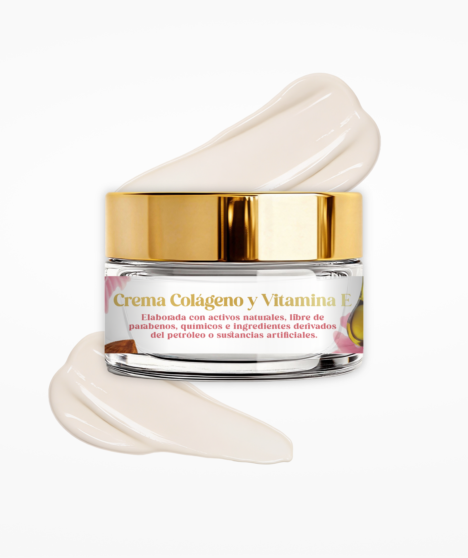 Crema facial colágeno y vitamina E
